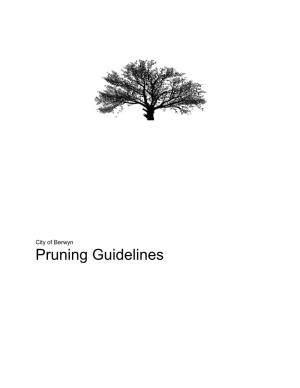 Pruning Guidelines