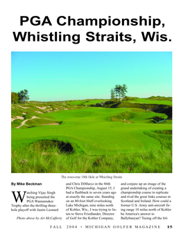 15 PGA Championship, Whistling Straits, Wis, By