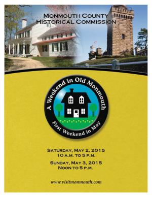 2015 Weekend in Old Monmouth Booklet Web.Indd