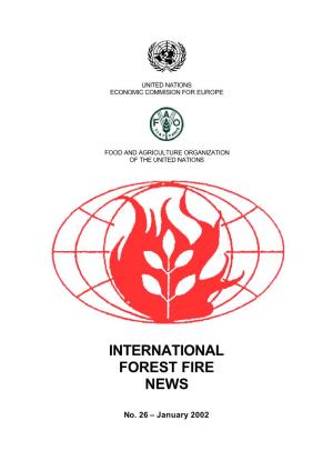 International Forest Fire News