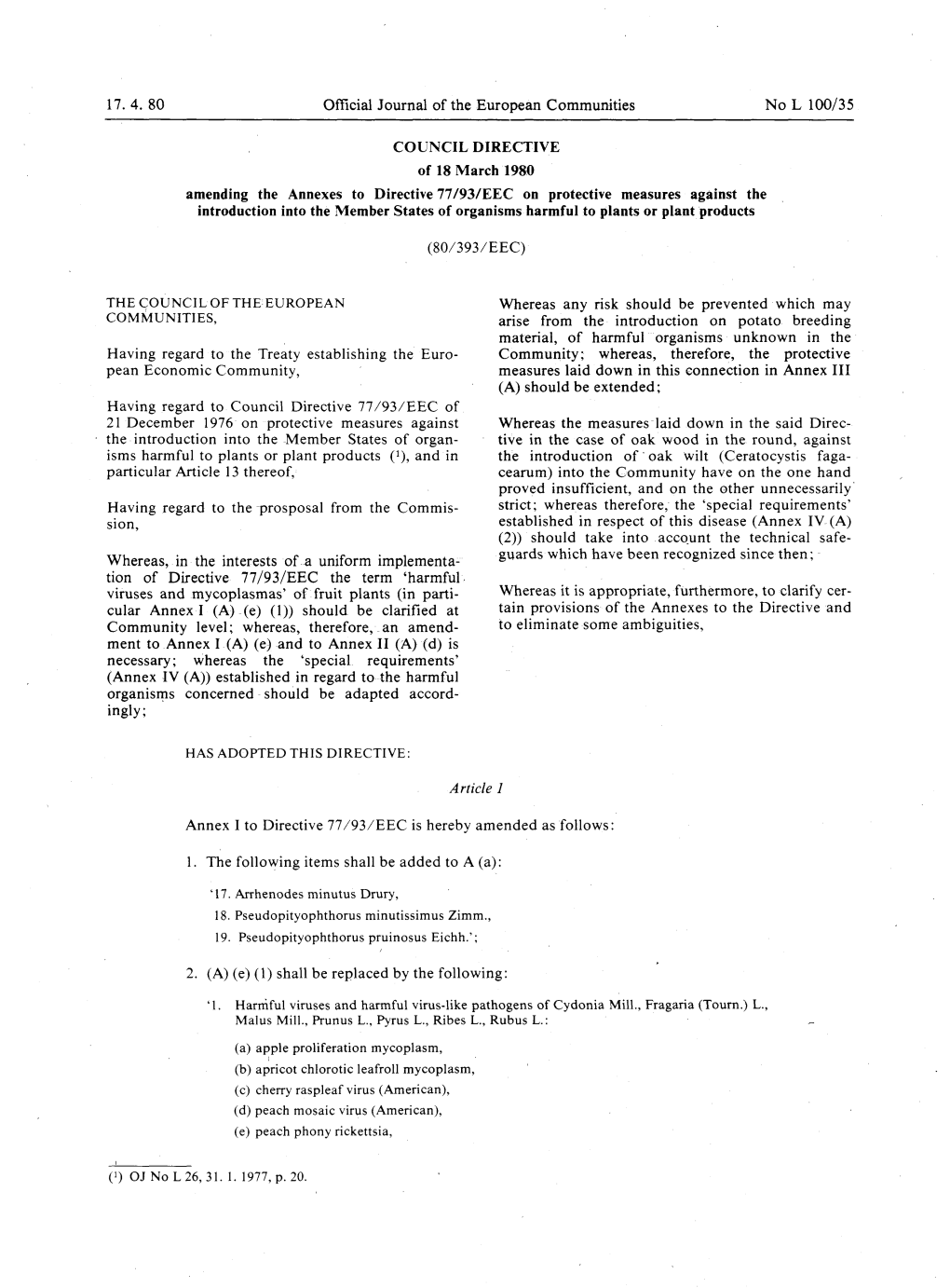 Official Journal of the European Communities No L 100/35