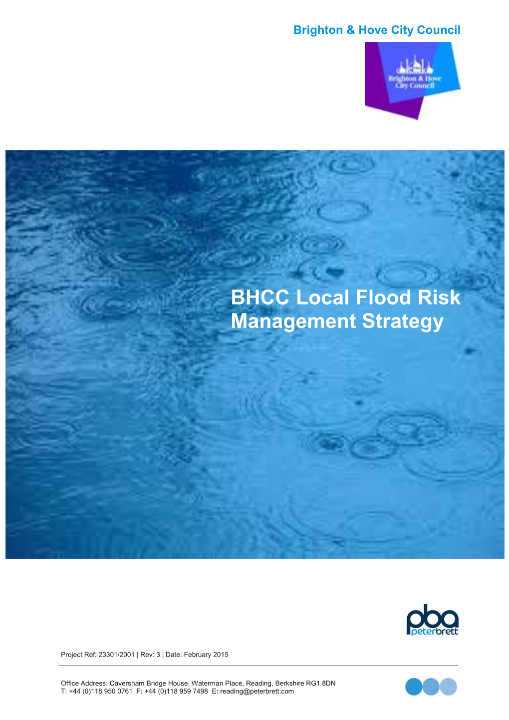 BHCC Local Flood Risk Management Strategy