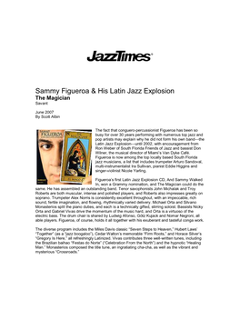 Sammy Figueroa & His Latin Jazz Explosion