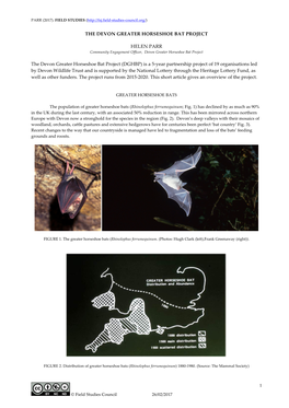 The Devon Greater Horseshoe Bat Project