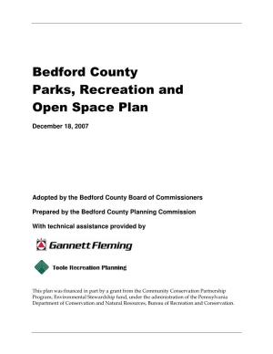 Bedford County Parks, Recreation and Open Space Plan