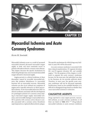 Myocardial Ischemia and Acute Coronary Syndromes