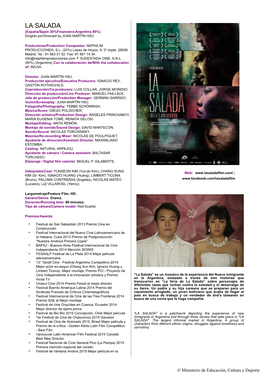 Largometrajes 2015 Feature Films