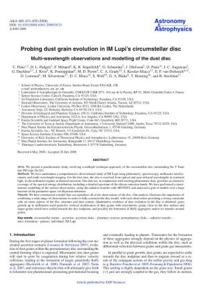 Probing Dust Grain Evolution in IM Lupi's Circumstellar Disc