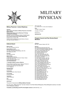 Military Physician