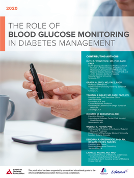 The Role of Blood Glucose Monitoring in Diabetes Management