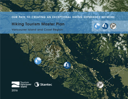 Hiking Tourism Master Plan Vancouver Island and Coast Region