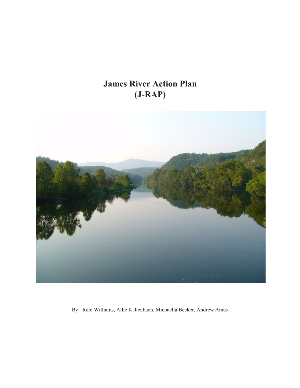 James River Action Plan (J-RAP)