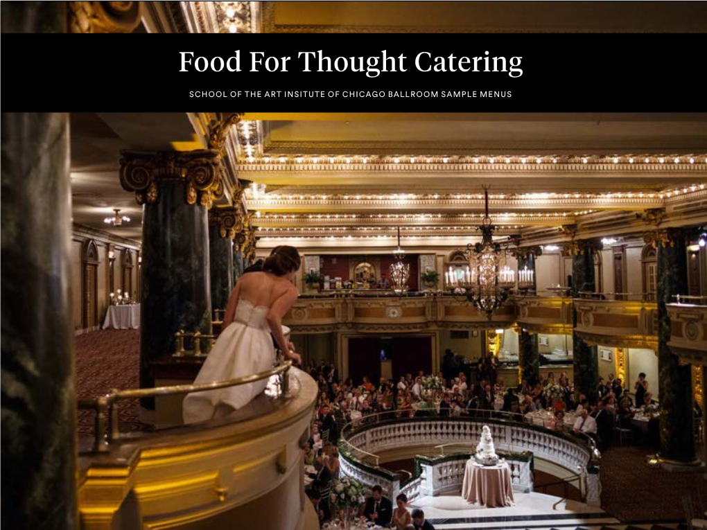 Food for Thought Catering