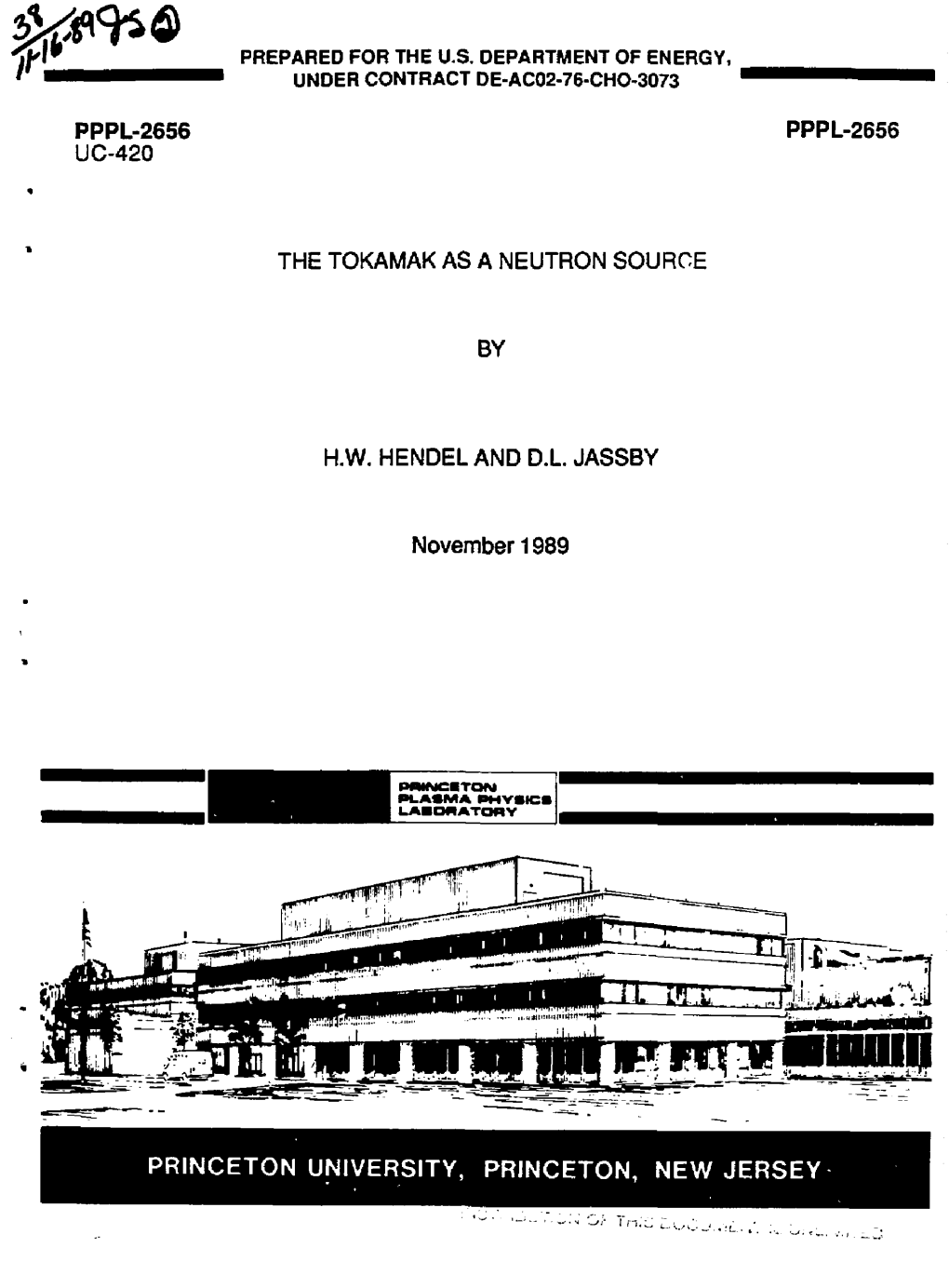 The Tokamak As a Neutron Source