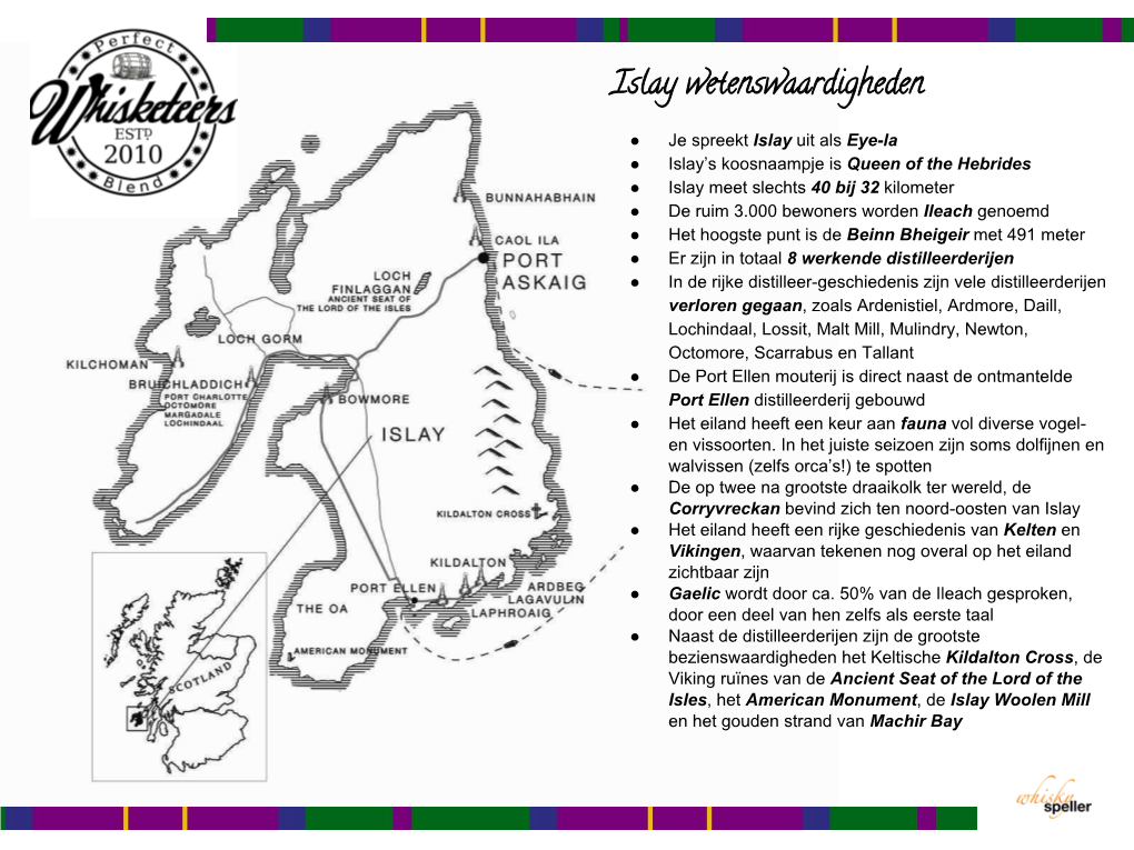 Islay Wetenswaardigheden