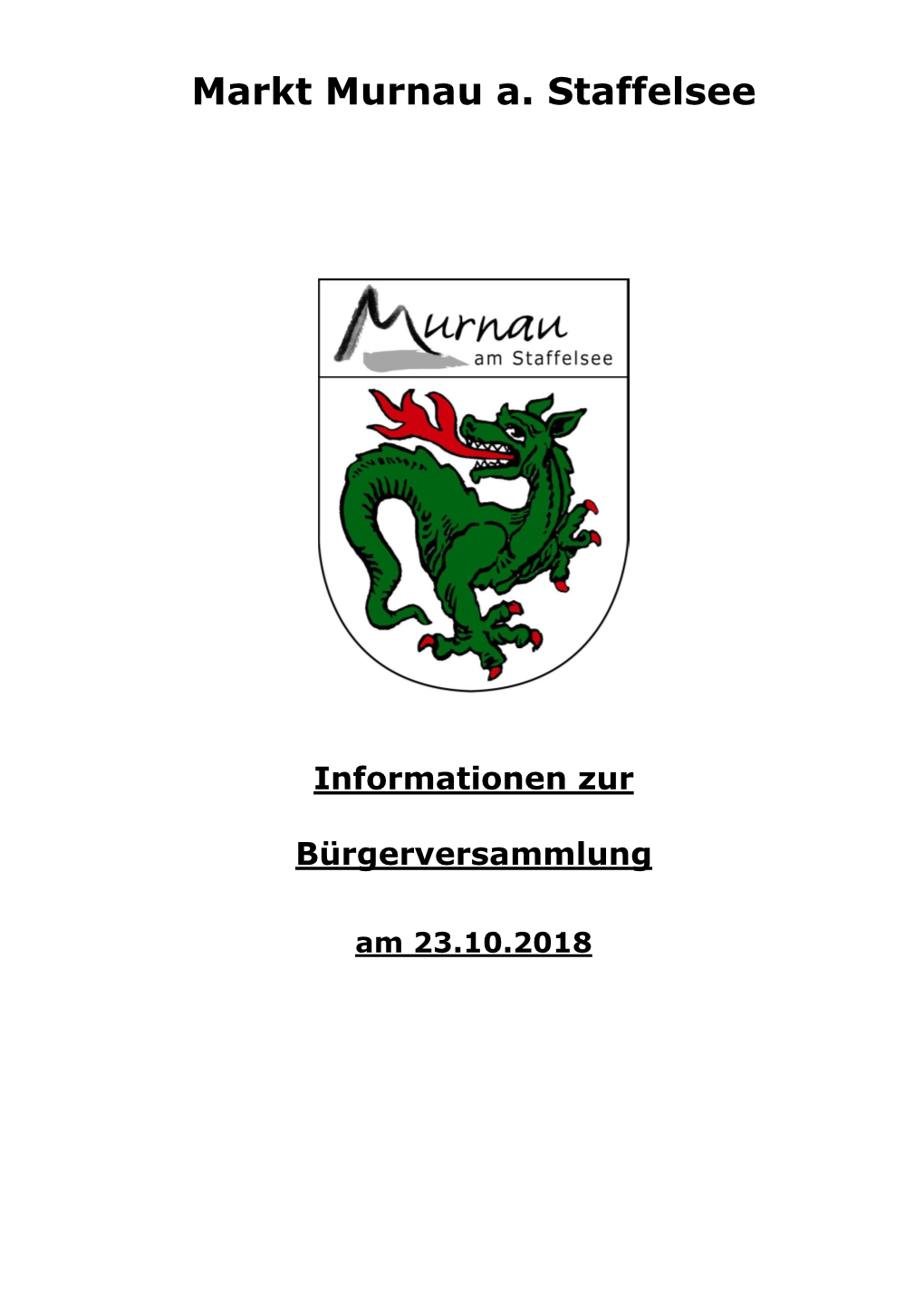 2018 Informationen Zur Bürger