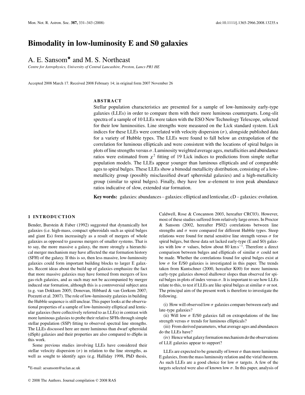 Bimodality in Low-Luminosity E and S0 Galaxies