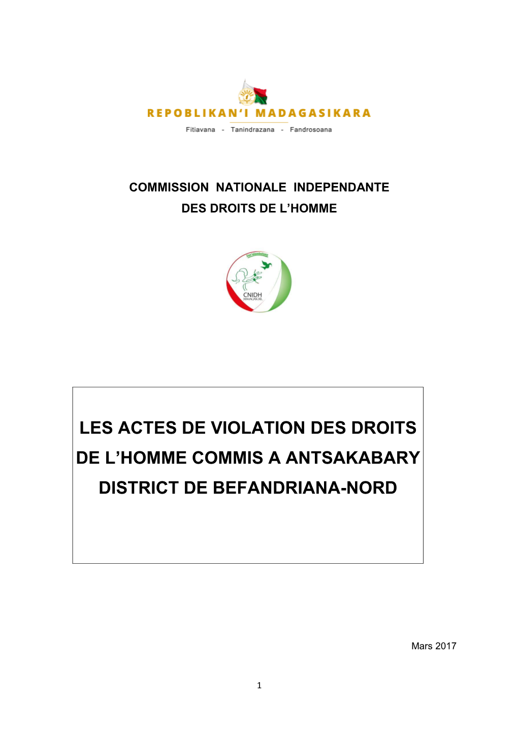 Les Actes De Violation Des Droits De L'homme Commis A