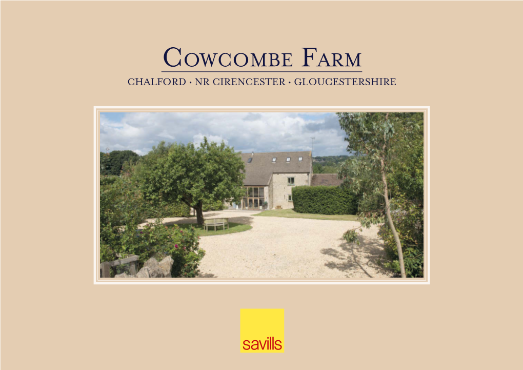 Cowcombe Farm A4 8Pp.Indd