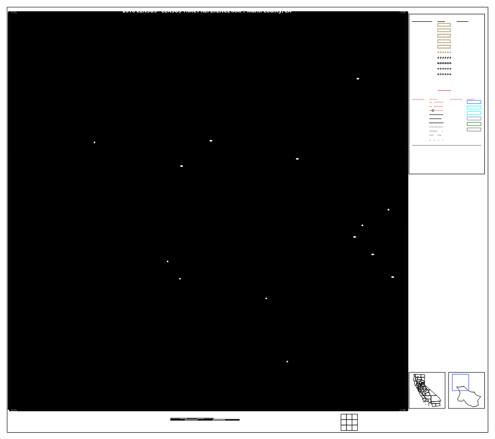 CENSUS TRACT REFERENCE MAP: Marin County, CA