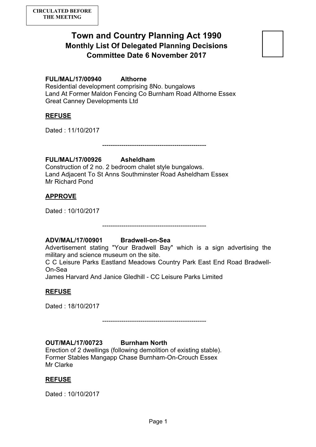 Initial Document Template