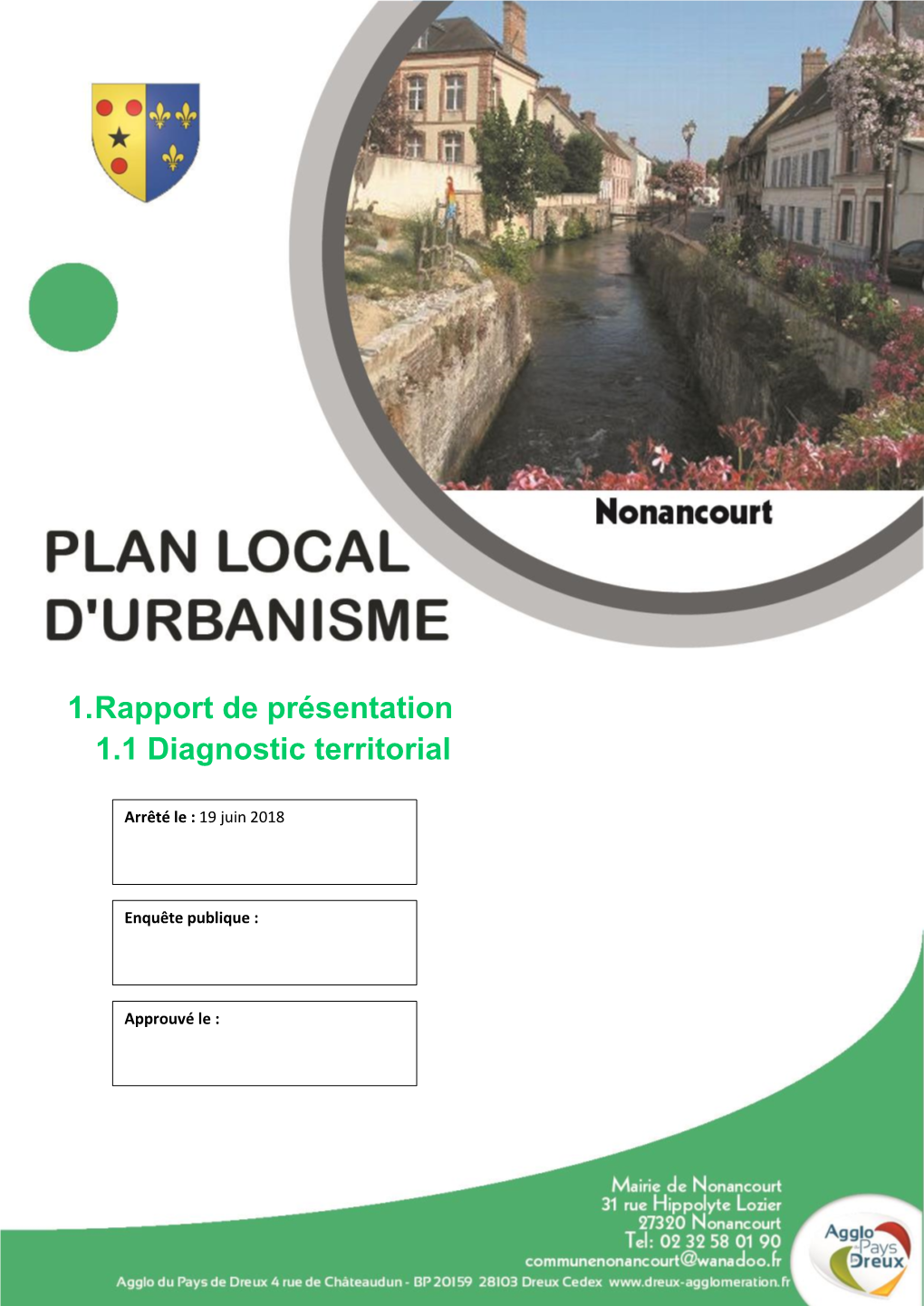 1. Rapport De Présentation 1.1 Diagnostic Territorial