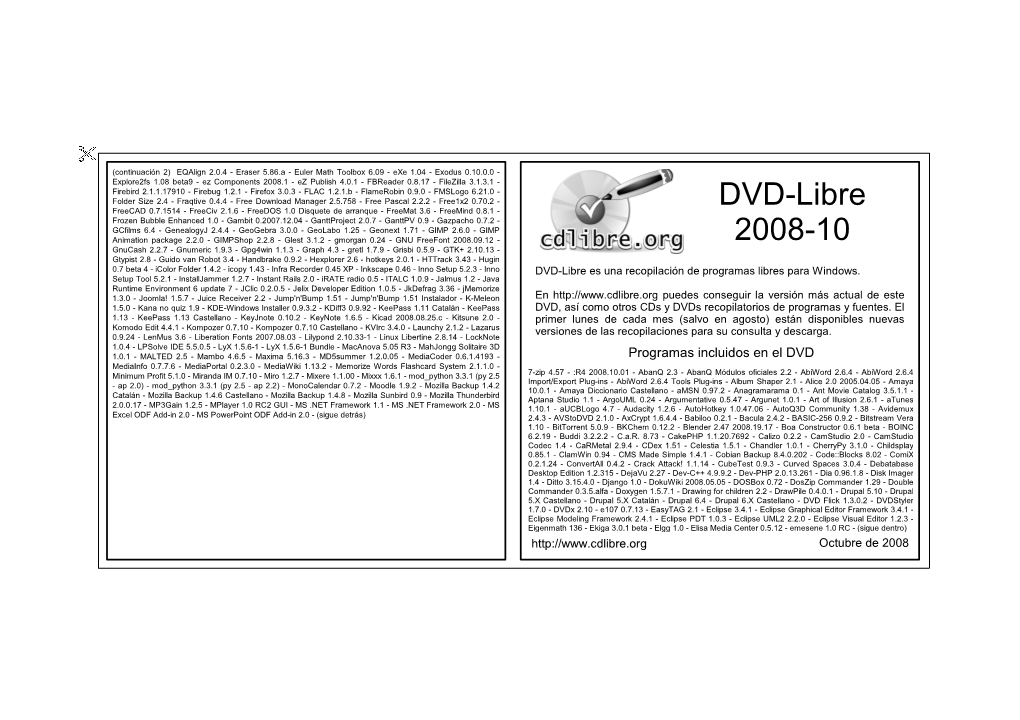 DVD-Libre 2008-10