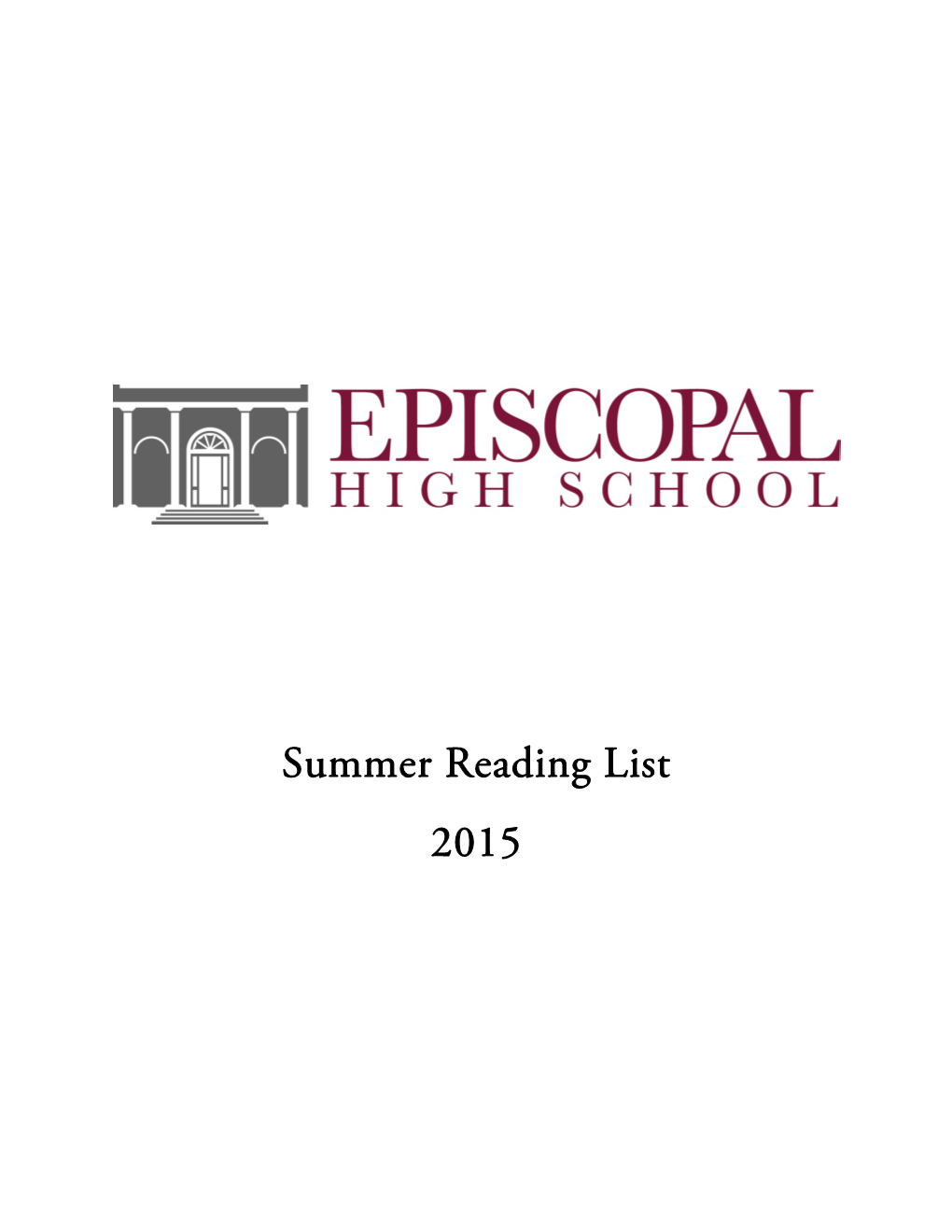 Summer Reading List 2015 English Department Summer Reading for Summer 2015 All Rising 9Th Graders Will Read True Grit by Charles Portis