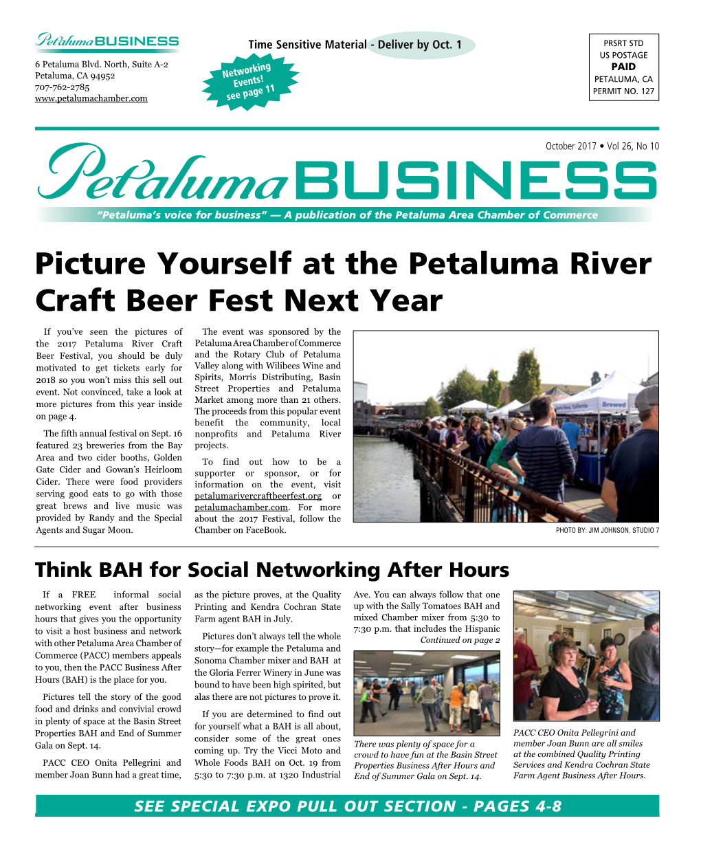 Picture Yourself at the Petaluma River Craft Beer Fest Next Year