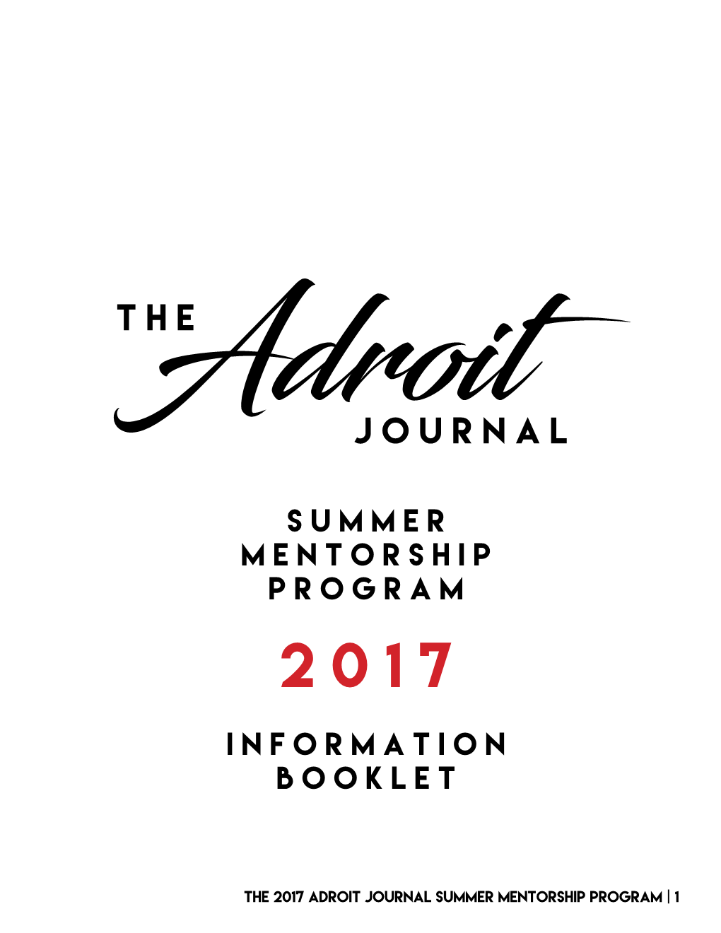 To Learn More About Our 2017 Mentors