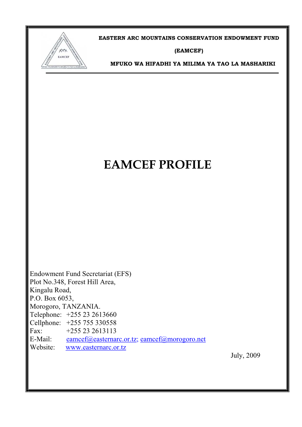 Eamcef Profile