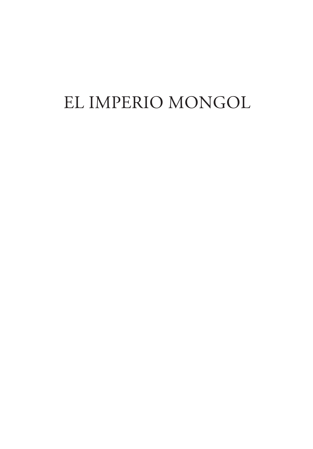 LIBRO El Imperio Mongol.Indb