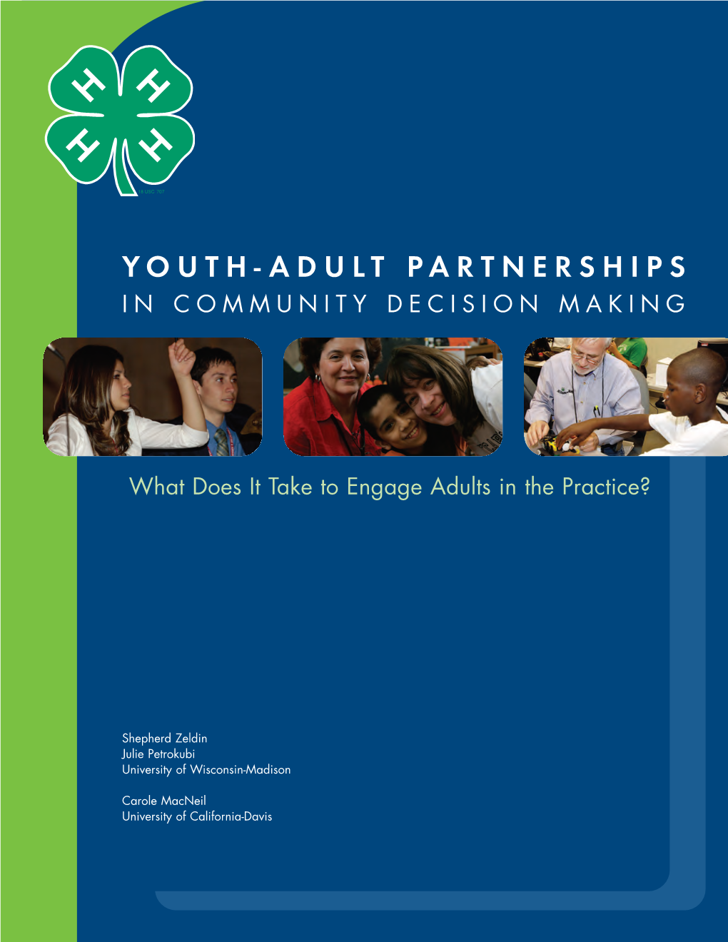 Youth-Adult Partnerships in Community Decision Making
