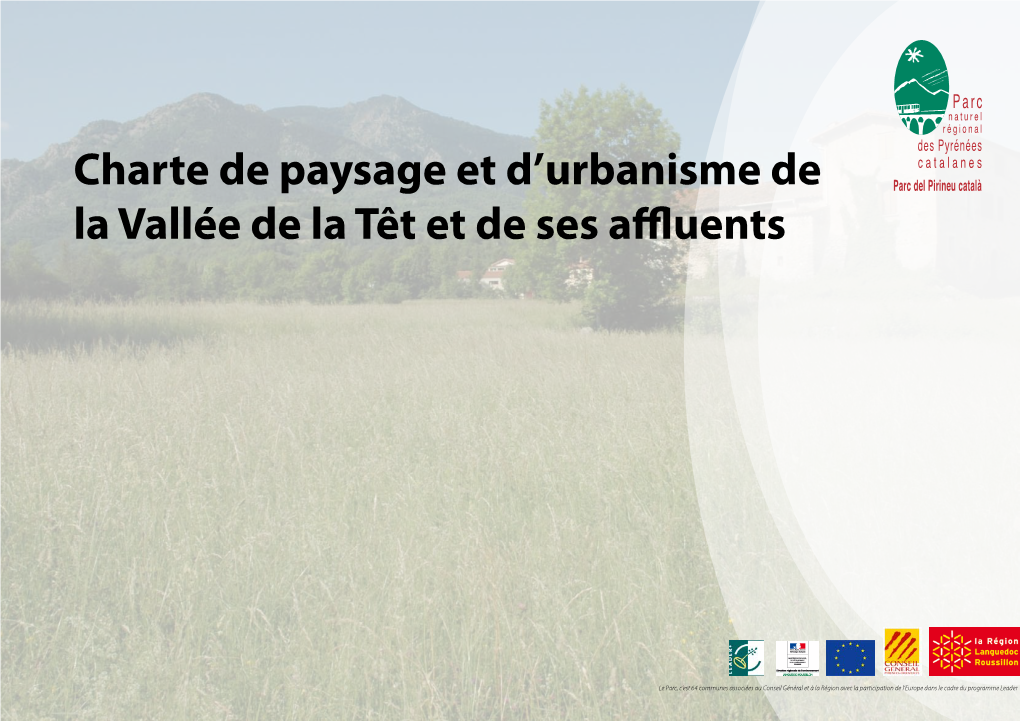 Charte De Paysage Et D'urbanisme De La Vallée De La Têt Et De Ses Affluents