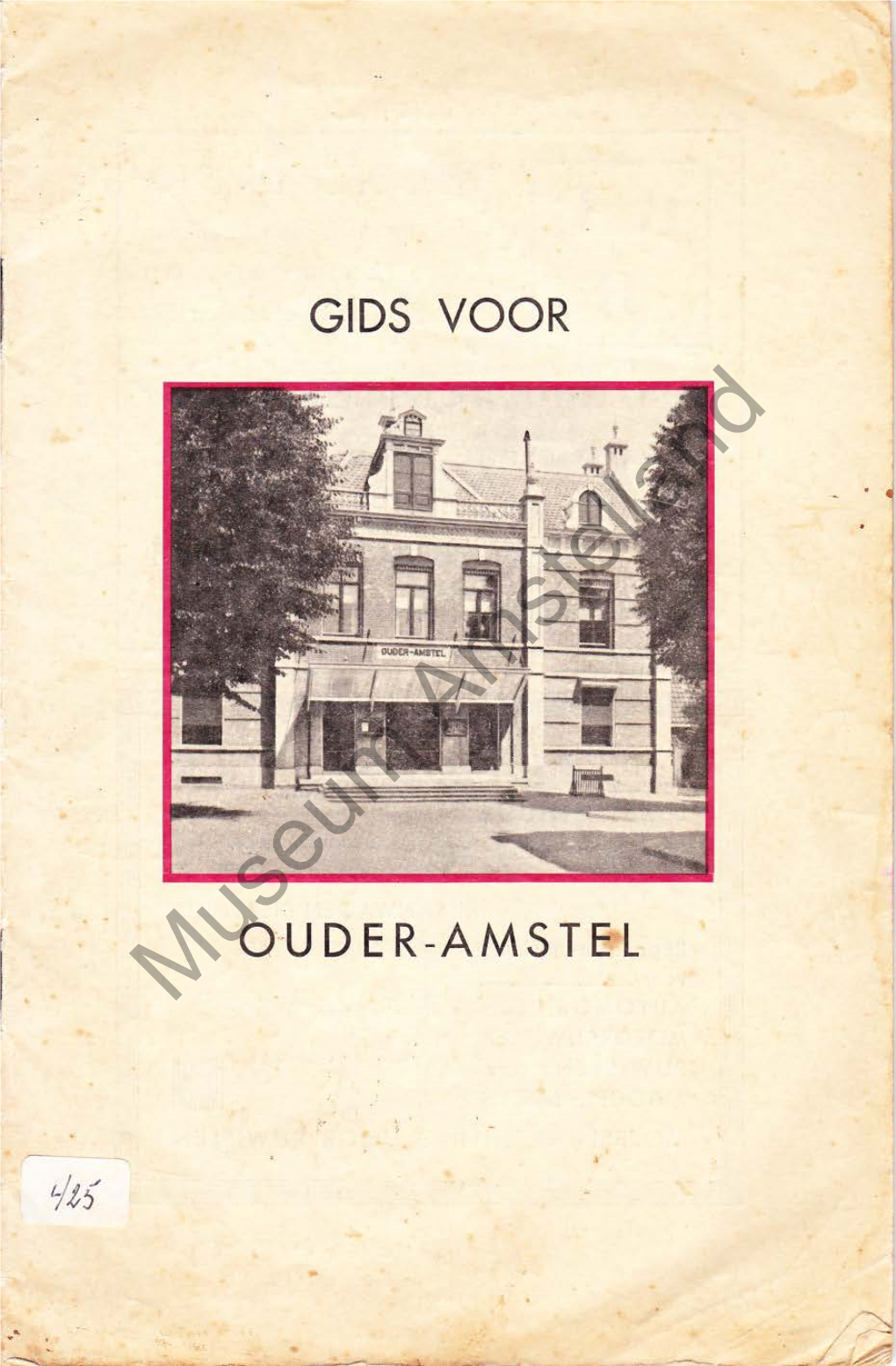 Gids Van Ouder-Amstel Uit 1935