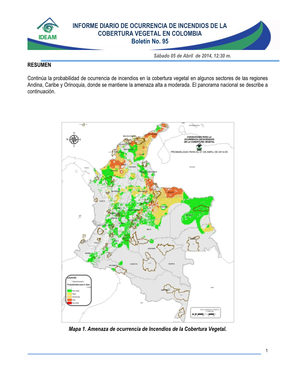 Servicio De Vigilancia Y Pronóstico De La Amenaza