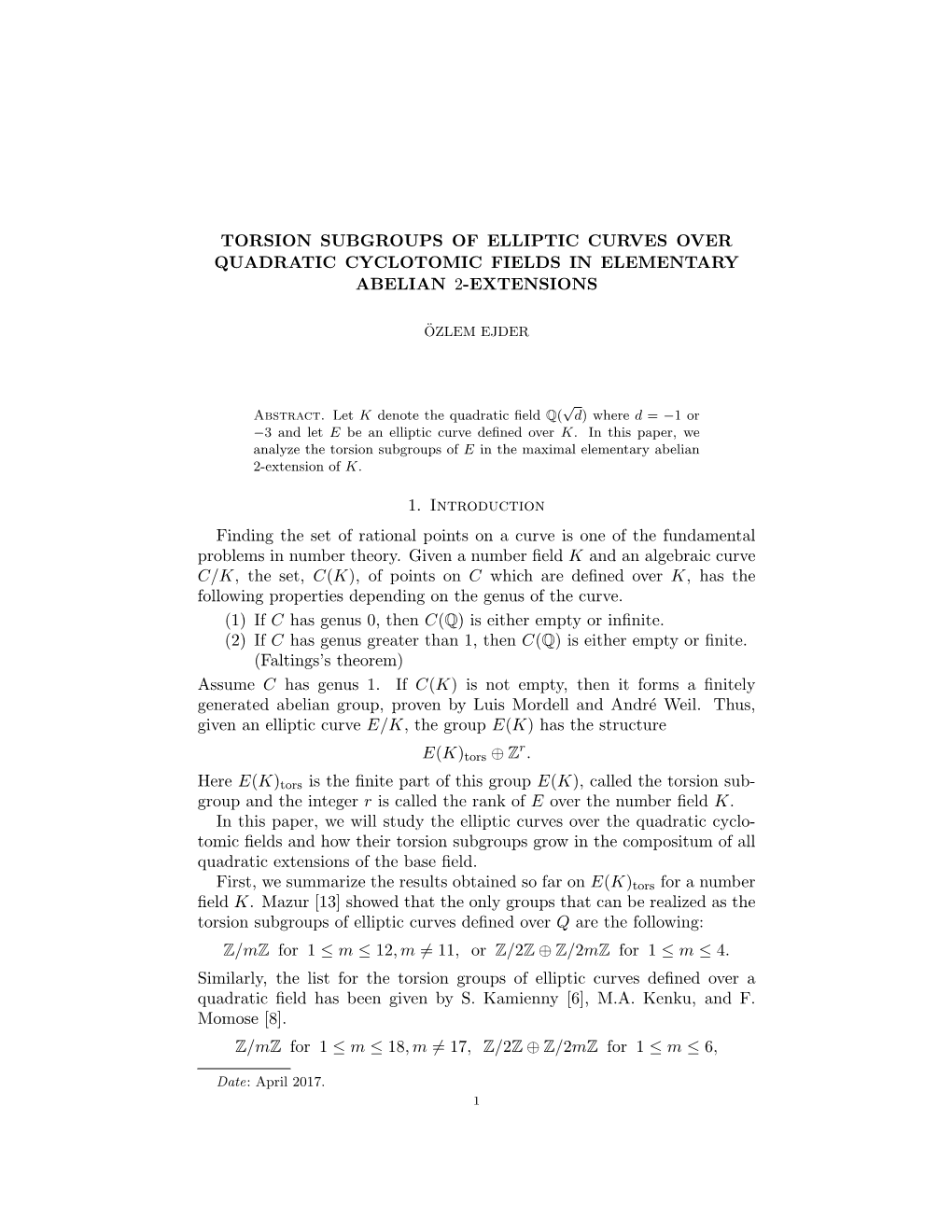 Torsion Subgroups of Elliptic Curves Over Quadratic Cyclotomic Fields in Elementary Abelian 2-Extensions