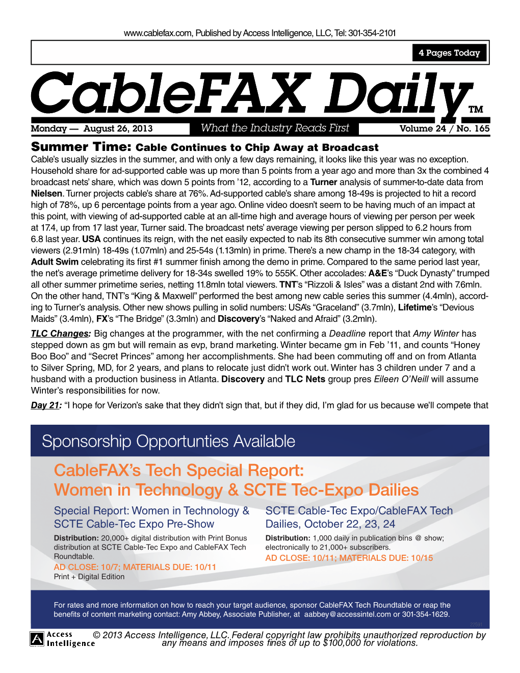 Cablefax Dailytm Cablefax Dailytm