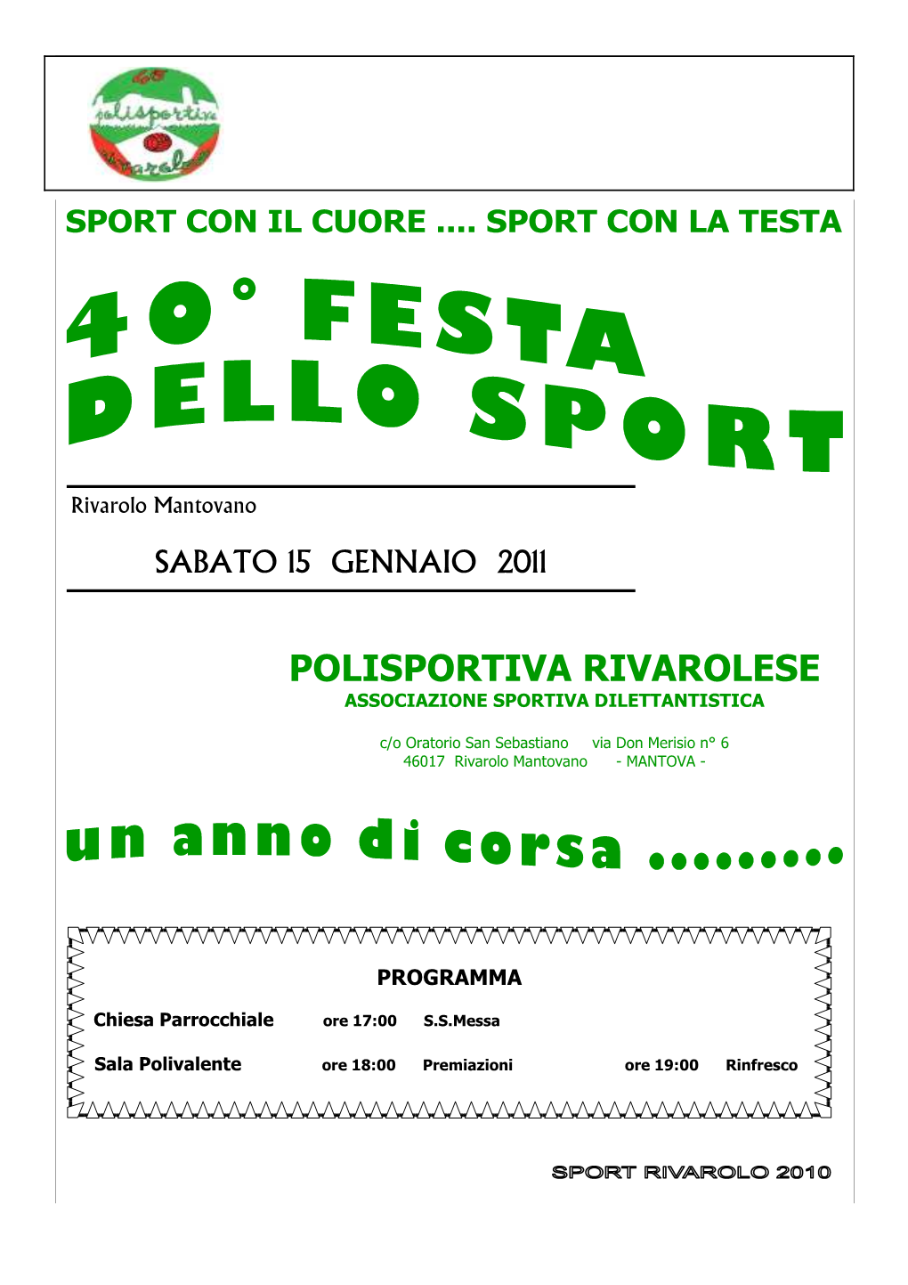 Sport-Rivarolo 2010