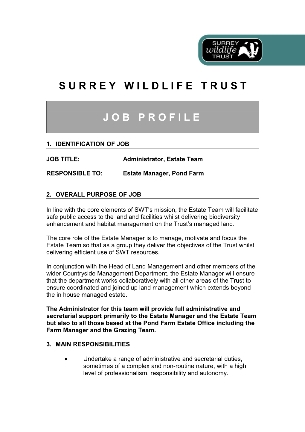 The Surrey Wildlife Trust