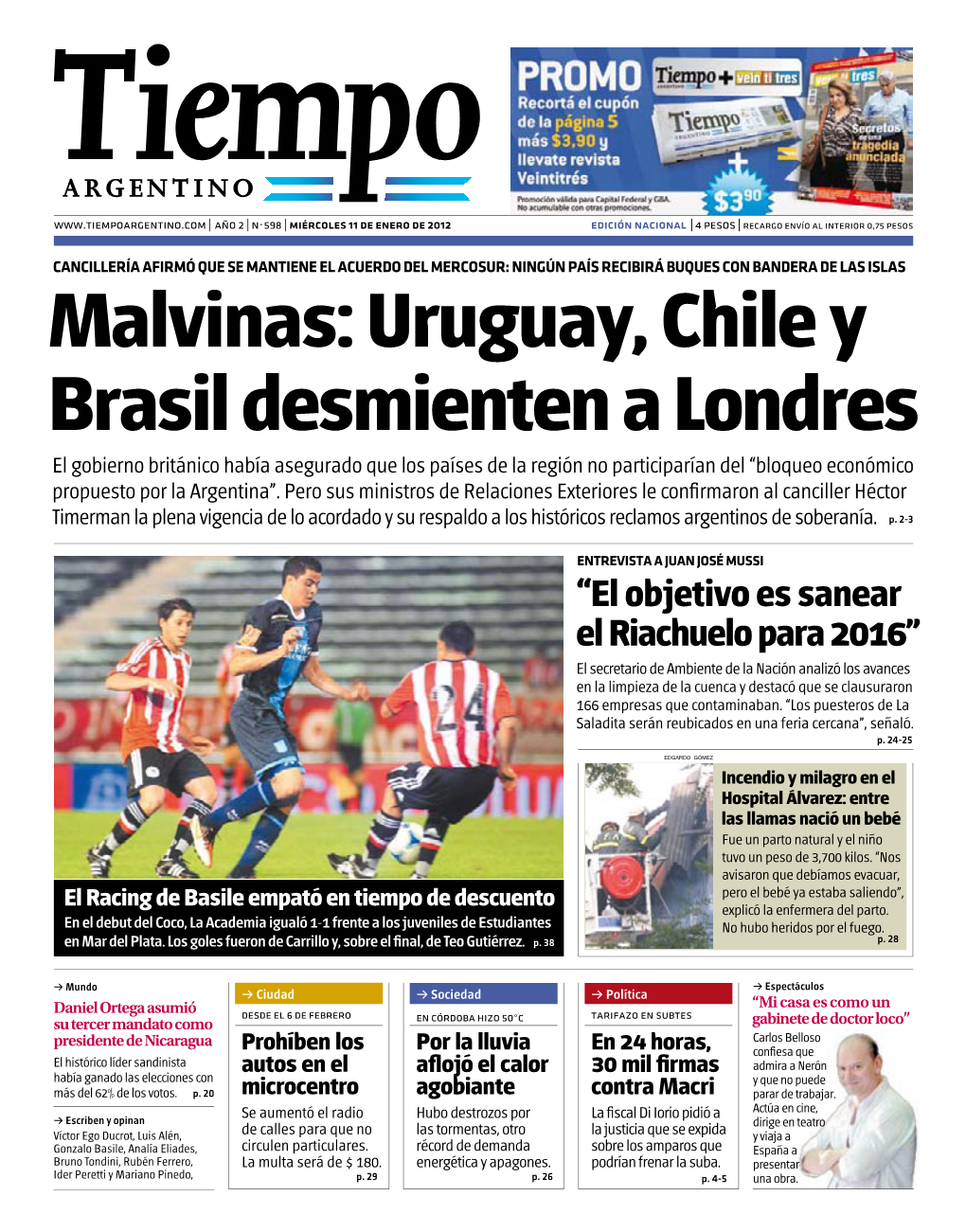 Malvinas: Uruguay, Chile Y Brasil Desmienten a Londres