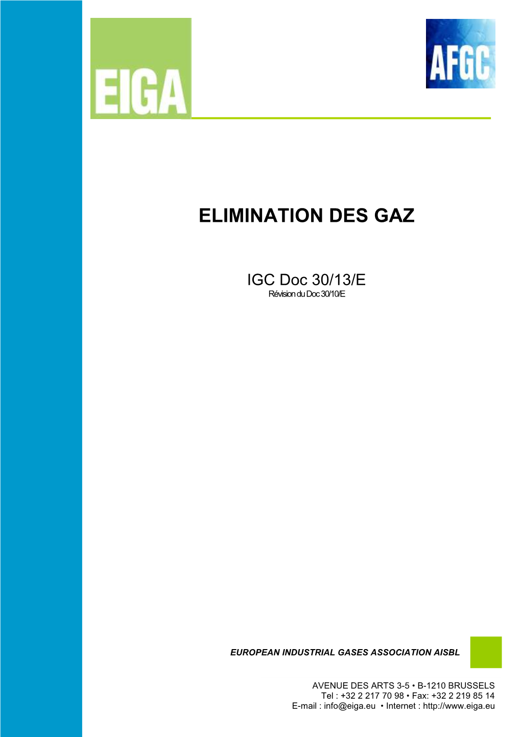 Elimination Des Gaz