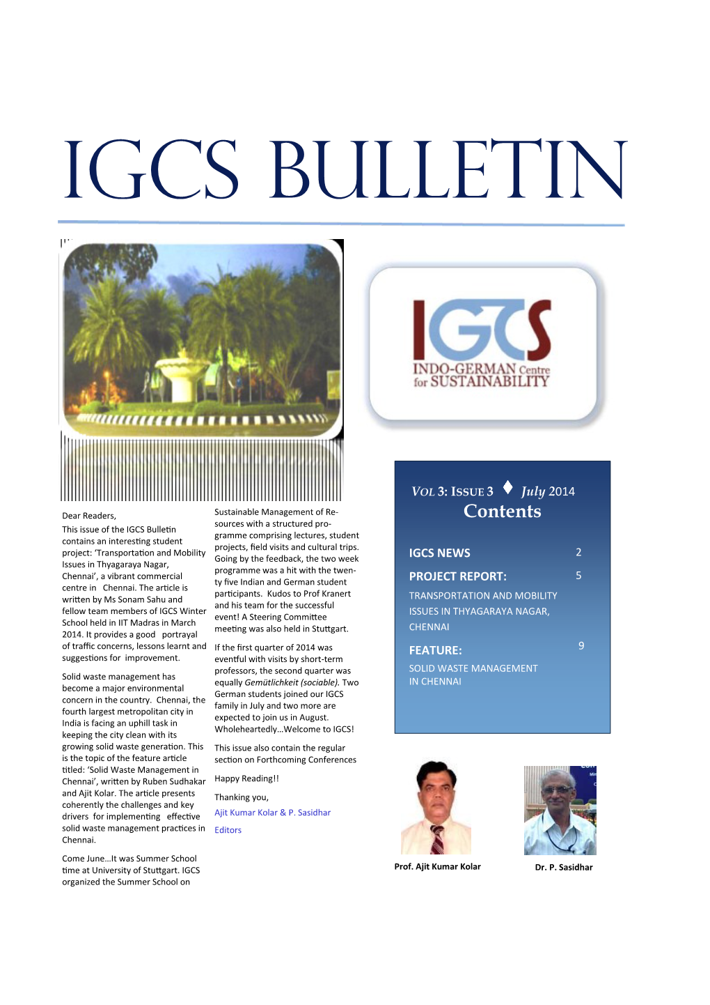 Igcs Bulletin