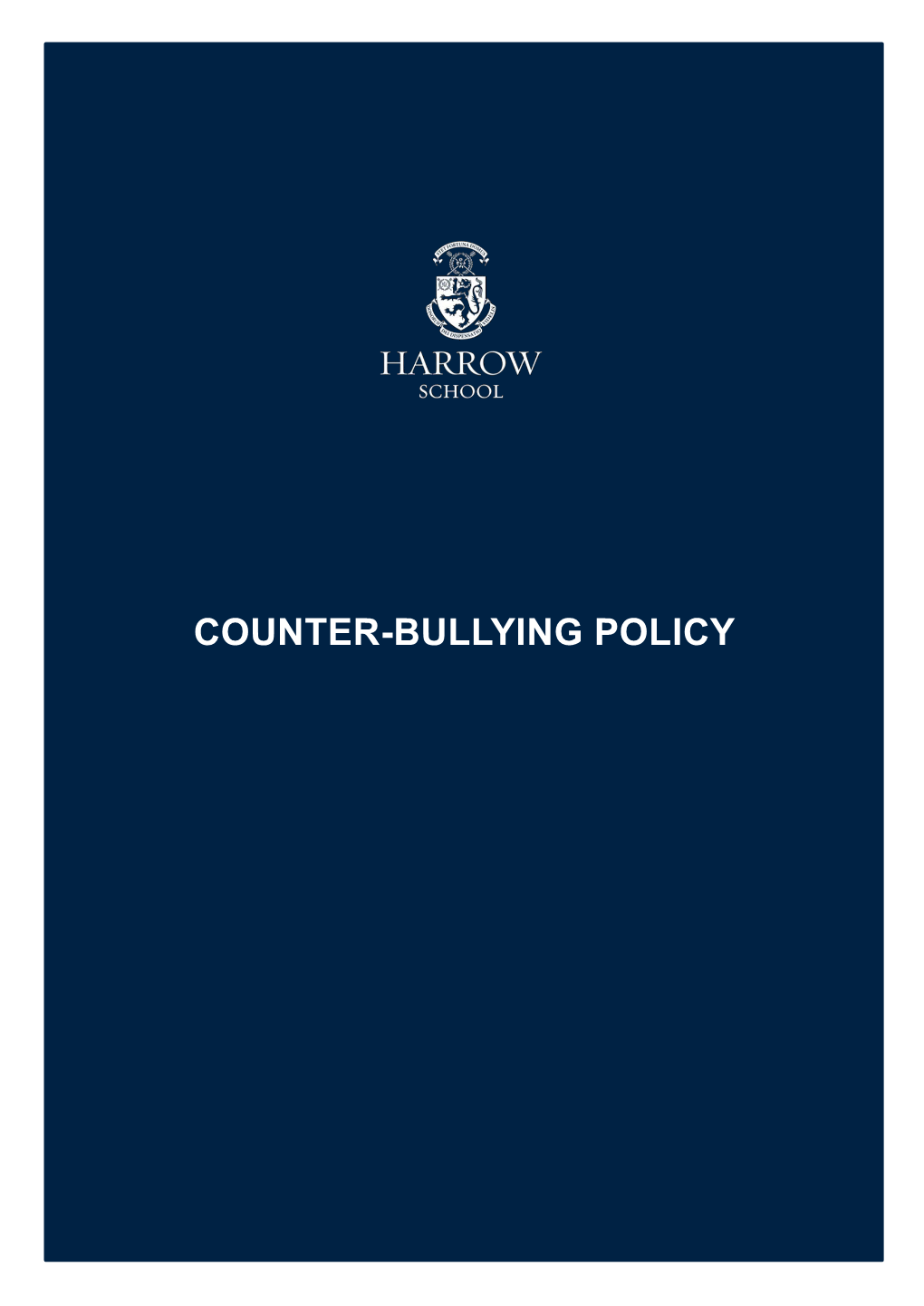 Counter-Bullying Policy