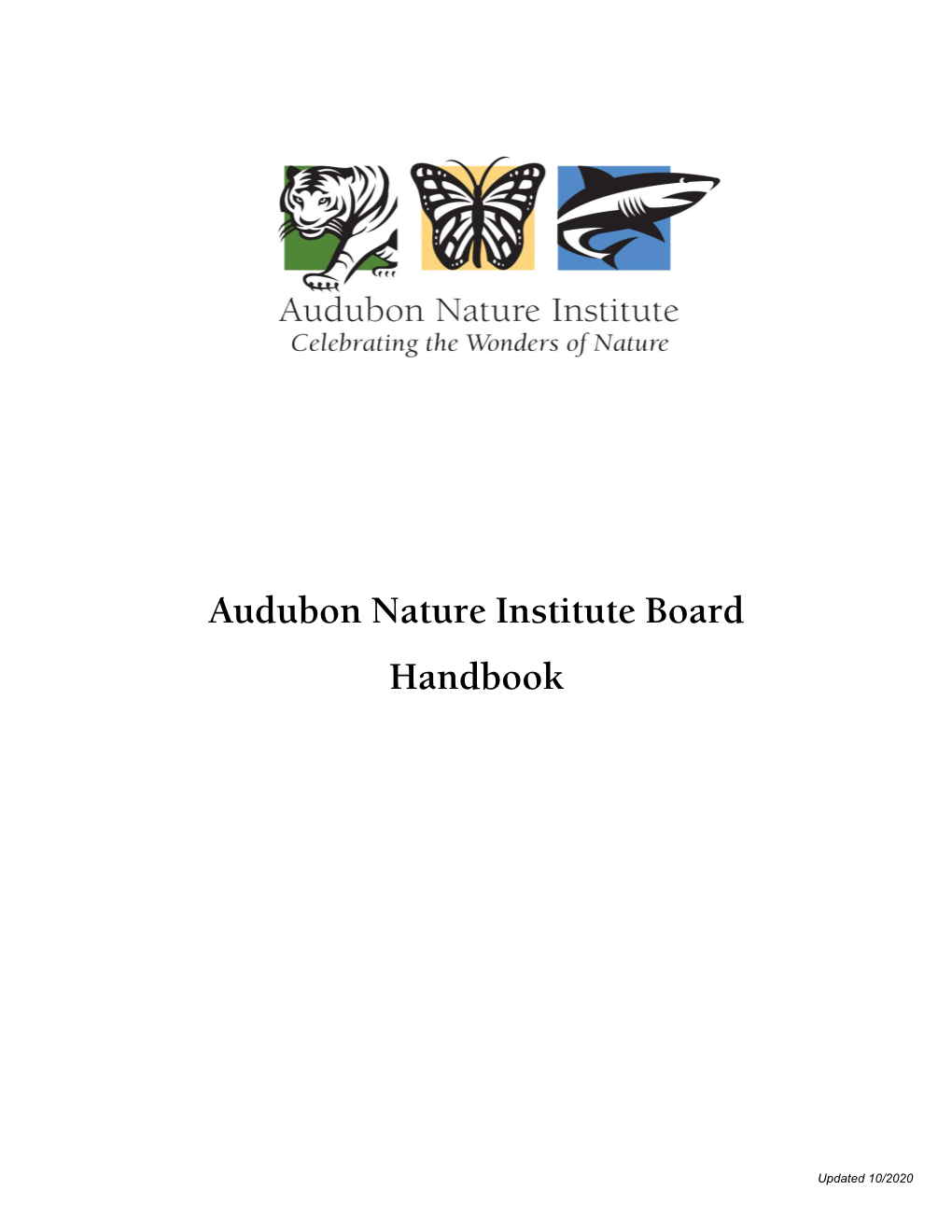 Audubon Nature Institute Board Manual