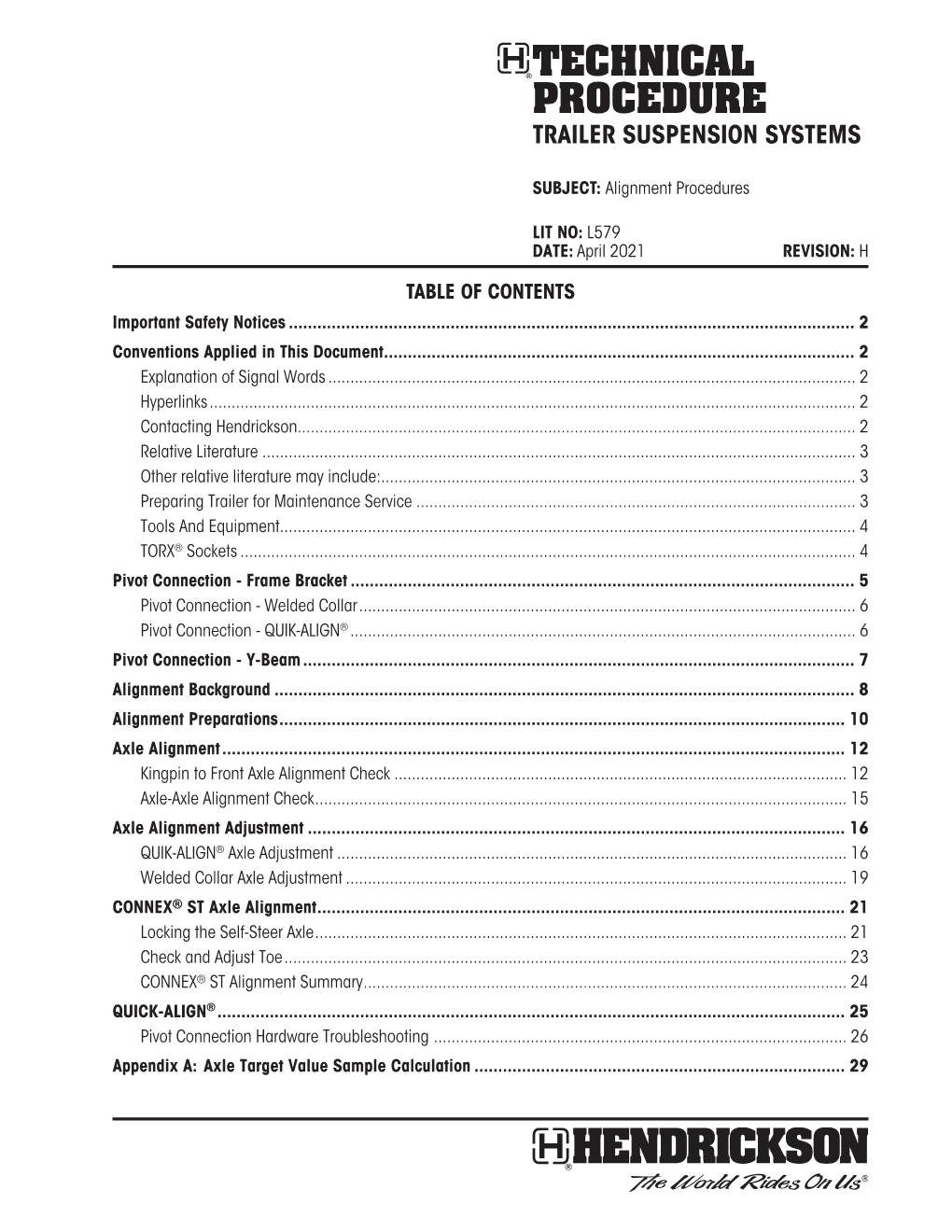 L579 DATE: April 2021 REVISION: H