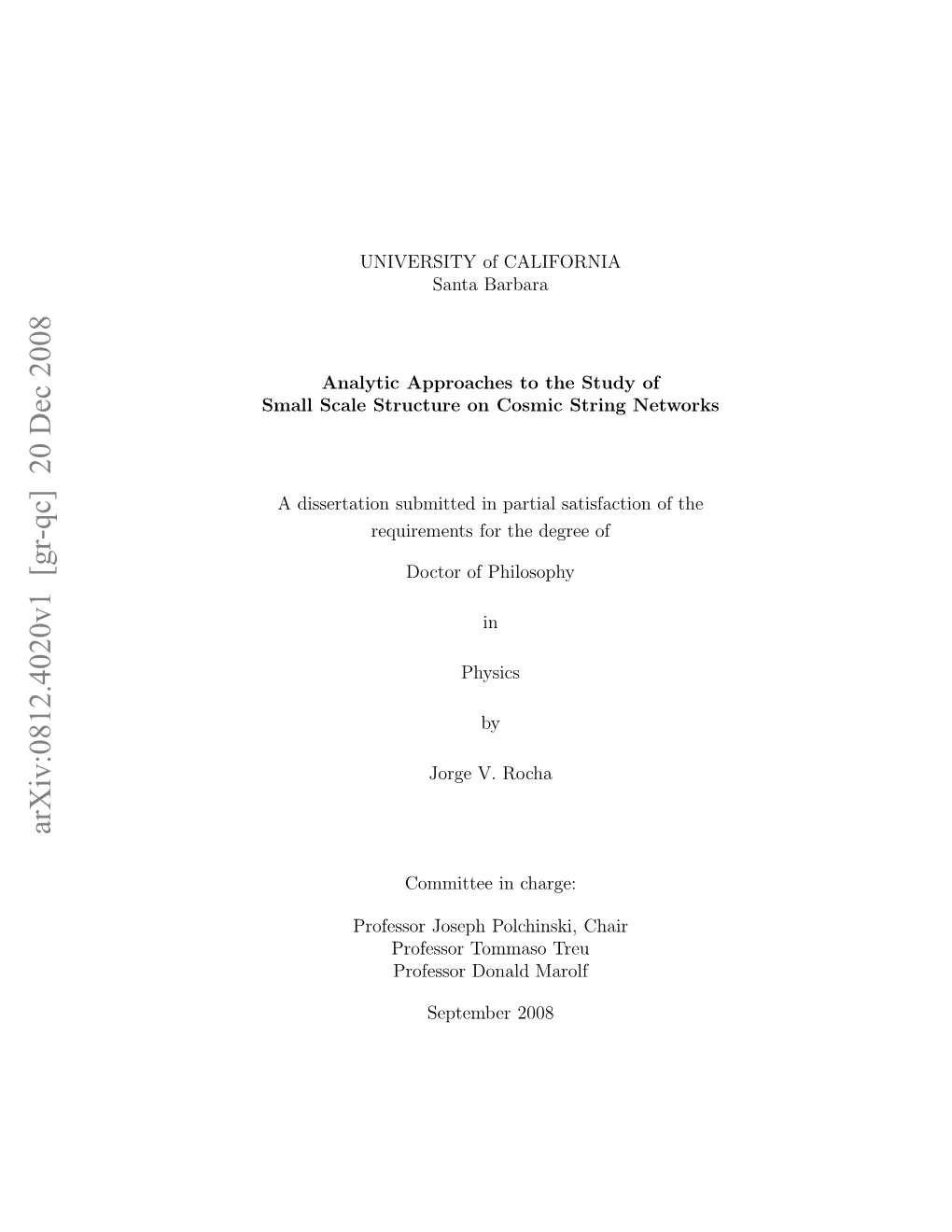 Analytic Approaches to the Study of Small Scale Structure on Cosmic String Networks