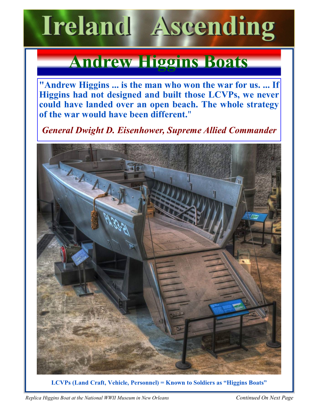 Andrew Higgins Boats