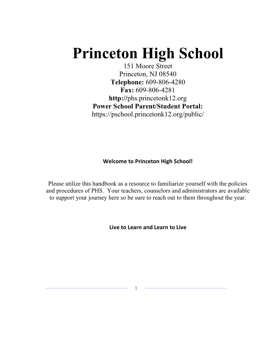 Princeton High School