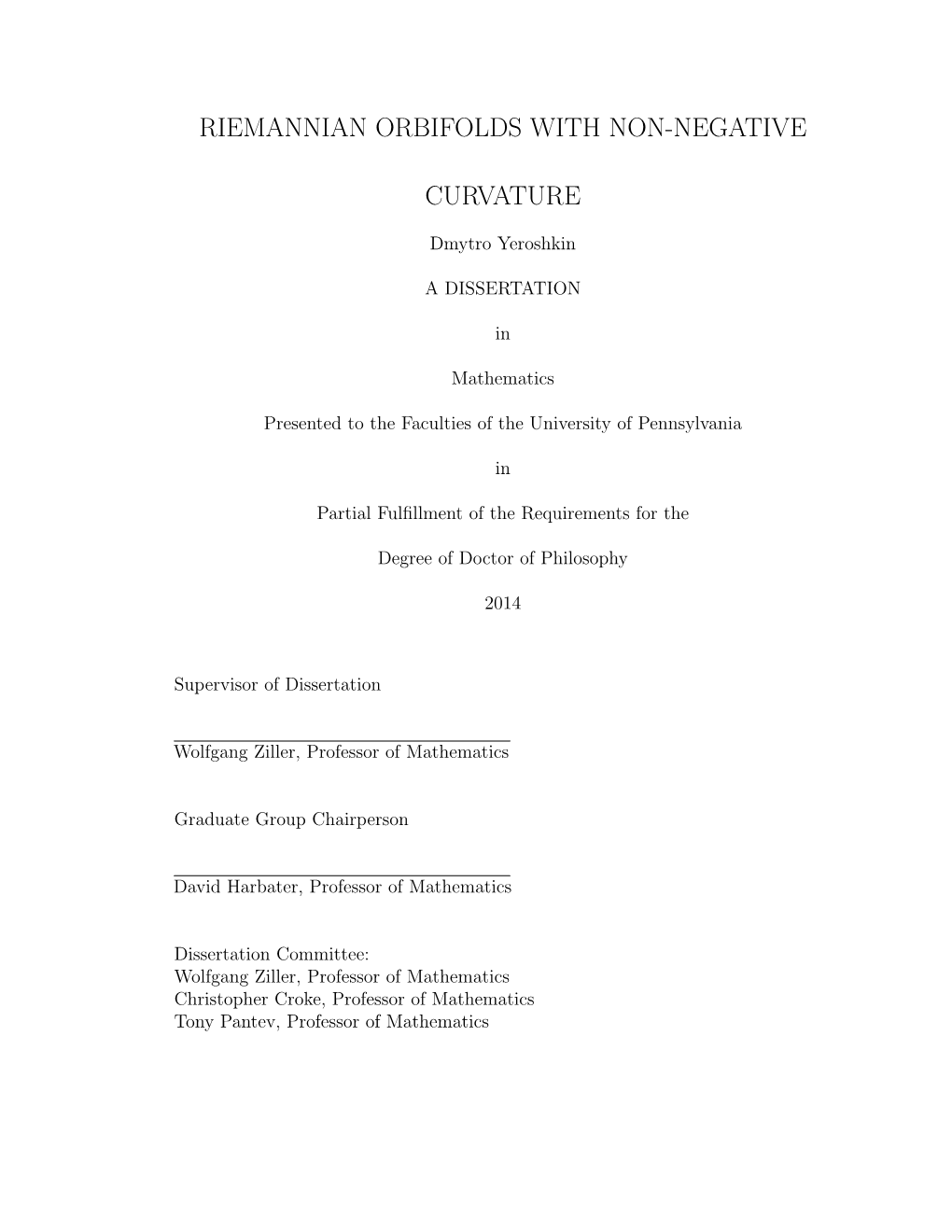 Riemannian Orbifolds with Non-Negative Curvature